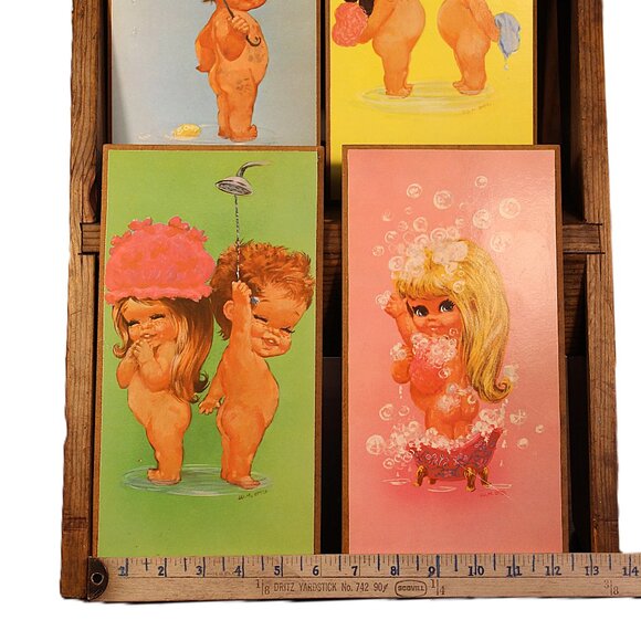 W.M. Otto Big Eye Bath Kids Prints – Set of 4 - Picture 9 of 13